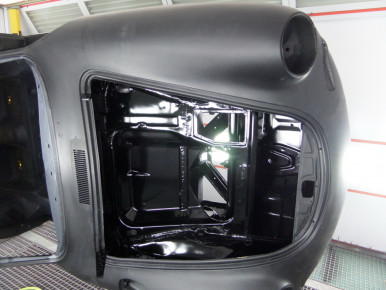Porsche 356 SC, Oldtimer-Restauration im Kfz-Fachbetrieb Preussler in Radstadt, Österreich