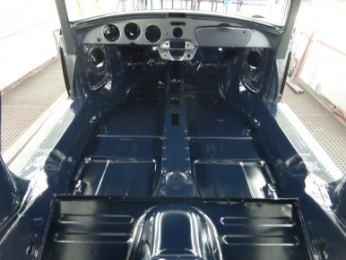Porsche 356 SC, Oldtimer-Restauration im Kfz-Fachbetrieb Preussler in Radstadt, Österreich