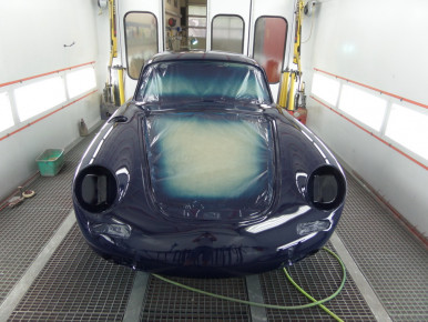 Porsche 356 SC, Oldtimer-Restauration im Kfz-Fachbetrieb Preussler in Radstadt, Österreich