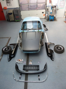 Porsche 911, Modell G, 1976, Oldtimer-Restauration im Kfz-Fachbetrieb Preussler in Radstadt, Österreich