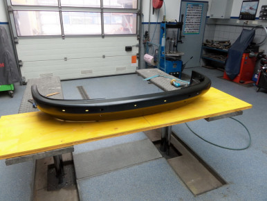 Porsche 911, Modell G, 1976, Oldtimer-Restauration im Kfz-Fachbetrieb Preussler in Radstadt, Österreich