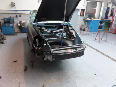 Porsche 911, Modell G, 1976, Oldtimer-Restauration im Kfz-Fachbetrieb Preussler in Radstadt, Österreich