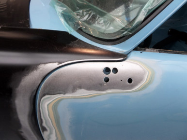 Porsche 911, Modell G, 1976, Oldtimer-Restauration im Kfz-Fachbetrieb Preussler in Radstadt, Österreich