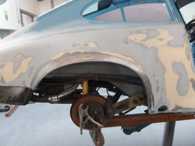 Porsche 911, Modell G, 1976, Oldtimer-Restauration im Kfz-Fachbetrieb Preussler in Radstadt, Österreich