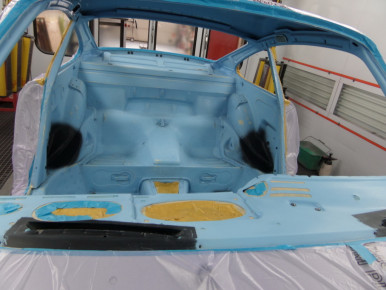 Porsche 911, Modell G, 1976, Oldtimer-Restauration im Kfz-Fachbetrieb Preussler in Radstadt, Österreich
