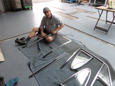 Porsche 911, Modell G, 1976, Oldtimer-Restauration im Kfz-Fachbetrieb Preussler in Radstadt, Österreich