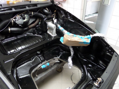 Porsche 911 Carrera Targa, 1985, Oldtimer-Restauration im Kfz-Fachbetrieb Preussler in Radstadt, Österreich