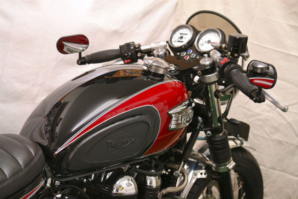 Motorrad Triumph Cafe Racer - Lackierung - Kfz Fachbetrieb Preussler - Radstadt, Österreich