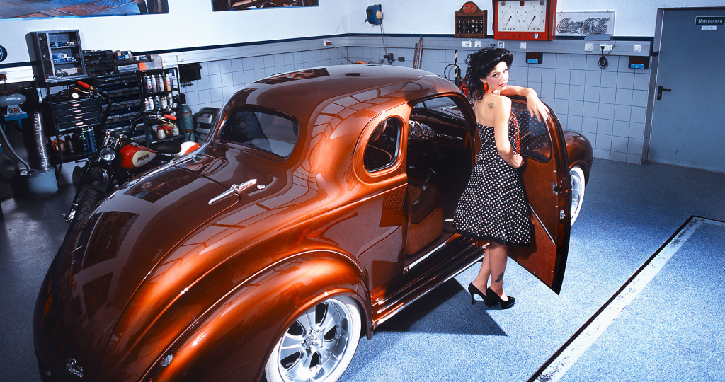 Plymouth P7 Business Coupe, Mild Custom Street Rod, 1939, Oldtimer-Restauration im Kfz-Fachbetrieb Preussler in Radstadt, Österreich