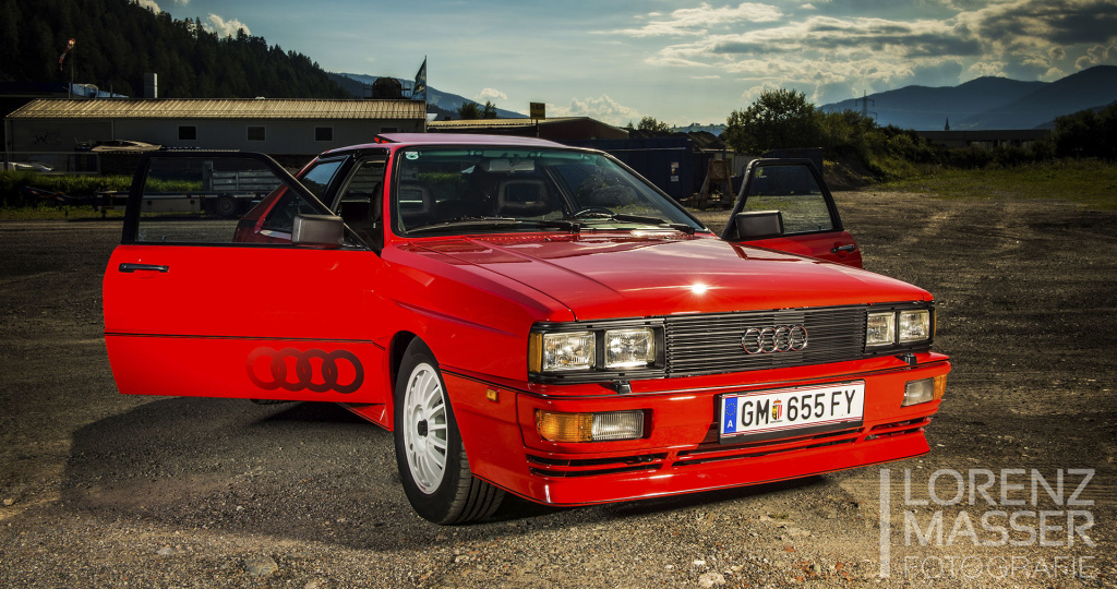 Audi Quattro Coupé, Urquattro, 1981, Oldtimer-Restauration im Kfz-Fachbetrieb Preussler in Radstadt, Österreich